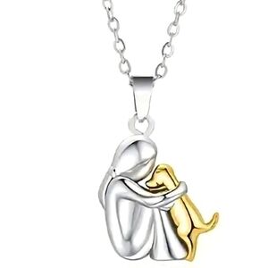 💖Silver and Gold Pendant Necklace